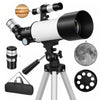 Outsunny Telescope, ouverture de 70 mm, telescope refracteur de 400 mm