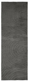 Tapis Lavable/Contemporain Somos 1'10\" x 6'0\" en Charbon