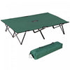 Outsunny Lit De Camping Pliant Pour Deux Personnes De 76 Po Avec Sac De Transport, Vert