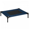 Pawhut D1-0237 Lit Sureleve Pour Chien Et Chat Lit Confortable Pour Camping Confortable Bleu Et Noir