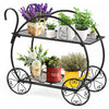 Support De Metal Robuste Pour Plantes, Chariot Jardin Decoratif