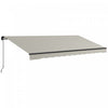 Outsunny 15' X 10' Auvent Retractable, Abri Pare-soleil, Gris Clair