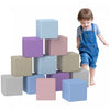 Soozier Blocs De Mousse 12 Pcs, Equipement De Jeu Doux Pour Enfants, Jouets D'escalade Pour Tout-petits, Structures De Jeu Sures Pour Le Developpement De L'apprentissage Des Bebes
