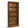 Bibliothèque Axess à 5 tablettes - cerisier morgan