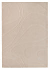Tapis A Poils Longs Lavable Beige Pearl Hills 5'x7'