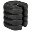 Outsunny Set de Poids pour Tonnelle Pop-Up, Set de 4 Poids pour Tente, Total 12 kg