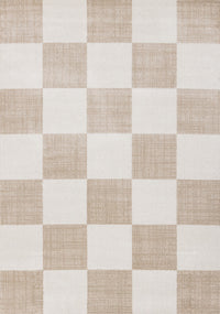 Carpette Covington à motif de damier moderne pour l’intérieur - 6 pi 7 po x 9 pi 10 po