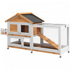 Clapier En Bois A Lapin Toit Ouvrant Boite De Rangement