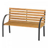 Banc De Jardin Exterieur 48\"l Outsunny Pour 2 Personnes En Bois