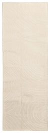 Tapis Lavable/Contemporain Somos 2'8\" x 8'0\" en Creme