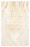 Tapis Contemporain/Moderne Clara 5'0\" x 8'0\" en Dore