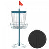 Soozier Panier d'entrainement a 24 chaines pour cible de disc golf, bleu
