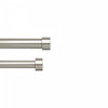 Tringle à rideaux extensible double Cappa de Umbra acier nickel de 1 po - 36 po à 66 po