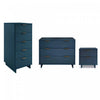 Ensemble de commode 3 pieces Granville Modern en bleu minuit