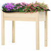 Outsunny 34'' Jardiniere Sur Pieds Potager Inserts D'irrigation + Feutre De Drainage Inclus Bois Massif Sapin