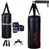 Sac De Sable 10 Kg Suspendus Pour Enfants Formation Avec Gants De Boxe Et Corde A Sauter Professionnelle,ensemble Complet De Boxe Pour Kick Boxing, Thai Boxe, Taekwondo,25x25x60cm