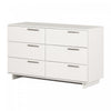 Cavalleri Commode 6 Tiroirs - Blanc Solide