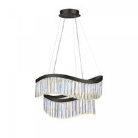 Lustre A Del Integrees Jules De 25 po, Noir
