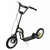 Aosom Trottinette Pour Enfants Avec Guidon Reglable En Hauteur, Noir