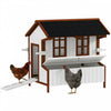 Poulailler en Bois 120 cm avec Nichoir