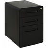 Vinsetto Classeur A 3 Tiroirs, Verrouillable Sur Roues Pour Le Bureau