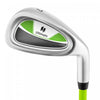 Ultimate Junior #7 Fer Pour Enfants Avec Arbre En Fibre De Verre Et Couverture De Tete Junior Practice Golf Club Green