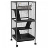 Pawhut Cage Roulante A 4 Niveaux Pour Petits Animaux, Cage Pour Cochon D'inde, Furet, Chinchilla, Chaton, Lapin, Maison De Jeu Avec Plateforme De Hamac, Rampe, Plateau Amovible, Gris Anthracite