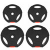 Soozier Lot De 4 Plaques De Poids Avec 3 Poignees, 2 X 22 Lb + 2 X 11 Lb