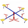 Outsunny Balancoire Equipement De Terrain De Jeu Pour Enfants Pour Interieure Exterieure De Jardin, 4 Sieges