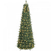 HOMCOM Sapin de Noel Pop Up Pre-illumine de 7 pieds, Sapin de Noel Pliable, Vert