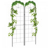 Outsunny 2 Treillis De Jardin Pour Plantes Grimpantes, Treillis Metallique