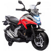 Qaba Motorcycle Electrique Honda Licensee 12v, Conduite Sur Moto A Batterie Pour Les Enfants Avec Des Phares Roues D'entrainement, Musique, Pour 3 A 6 Ans, Rouge