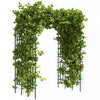 Outsunny Treillis D'arche De Jardin De 8 Pi De Haut Pour Plantes Grimpantes