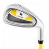 Ultimate Junior #7 Fer Pour Enfants Avec Arbre En Fibre De Verre Et Couverture De Tete Junior Practice Golf Club Jaune