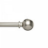 Tringle à rideaux extensible Bolas de Umbra nickel de 1 po - 72 po à 144 po