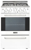 Cuisinière à gaz Prestige par Unique de 24 po à convection - UGP-24V PC1 W