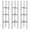 Outsunny Lot De 3 Cages A Tomates, Support Pour Plantes, Vert Fonce