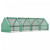 Outsunny Serre Portative 12' X 3' X 3', Serre Tunnel, Vert