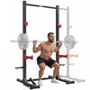 Soozier Rack a squat avec barre de traction, largeur reglable, charge 500 kg