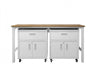 Ensemble de garage moderne Fortress 3 pieces en blanc