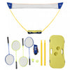 Homcom Ensemble De Filets De Badminton Portables
