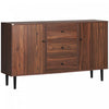 HOMCOM Buffet de Cuisine avec 2 Armoires 3 Tiroirs Table Buffet