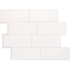 Dosseret Smart Tiles peler et coller 12 x 9, 4 feuilles - Metro Campagnola