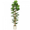 HOMCOM Faux Figuier Lyre, Arbre Artificiel 6\" pour Decor Interieur