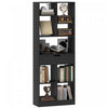 HOMCOM Bibliotheque haute avec tiroir pour bureau a domicile, noir