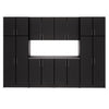 Elite Armoire De Rangement De Garage 128 Pouces, Ensemble G De 8 Pieces – Noir
