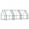 Outsunny Serre Tunnel Portable 9' X 3' X 3' Avec Portes A Fermeture Eclair