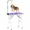 Table de Toilettage 81 cm pour Petits et Moyens Chiens et Chats, Violet