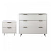 Ensemble de commode 2 pieces Granville Modern en blanc