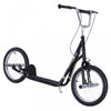 Homcom Scooter Enfant Jeune Scooter Velo Enfants Trottinette Freestyle 16\" Pneumatiques Noir